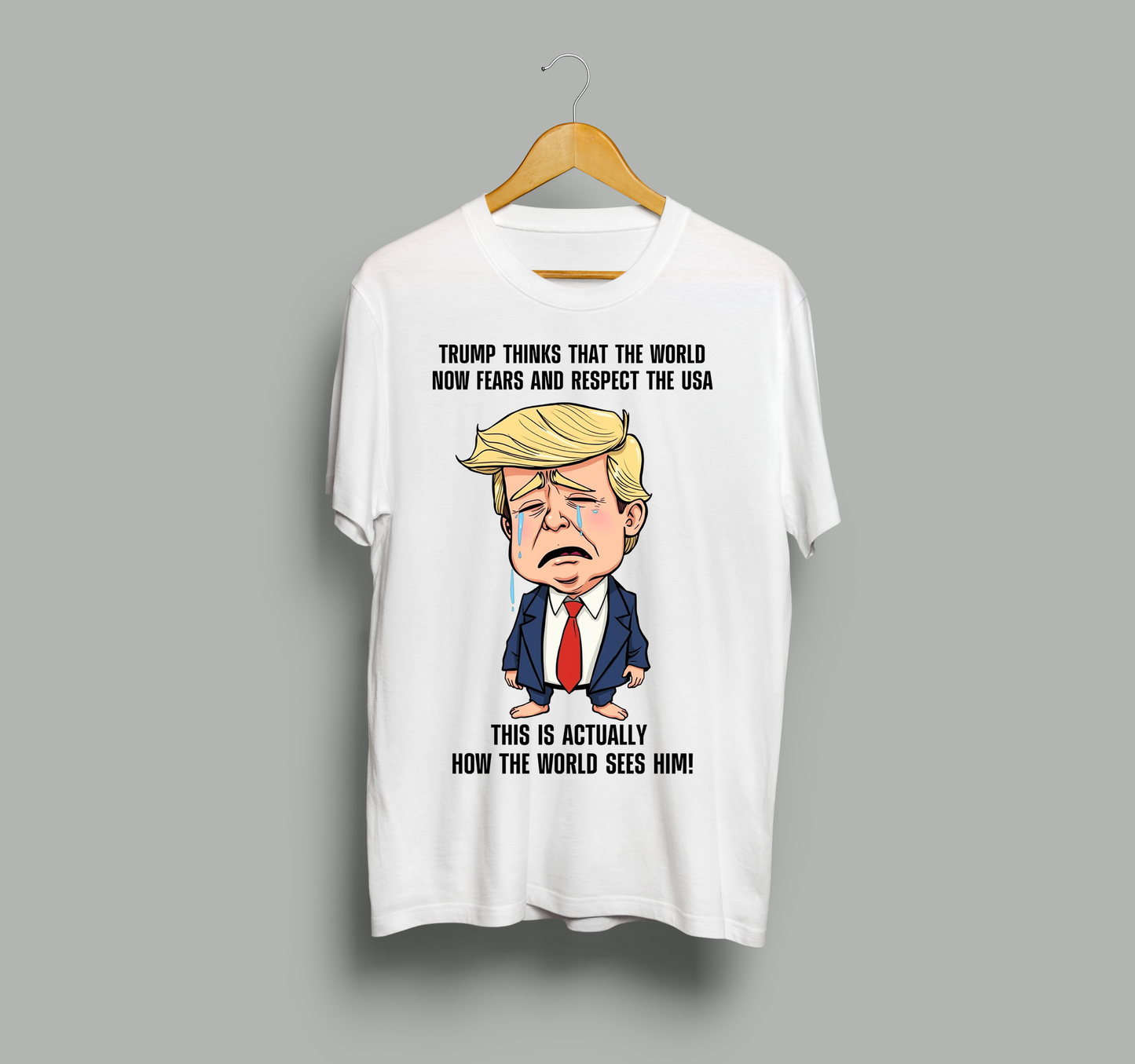 Funny Donald Trump Parody T-Shirt – Political Satire, USA Humor, Meme Tee for Republicans & Democrats